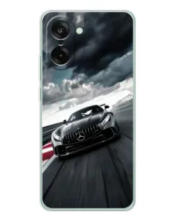 Чехол для OnePlus Nord CE 5 с картинкой «Гоночный Mercedes AMG»