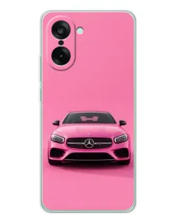 Чехол для OnePlus Nord CE 5 с картинкой «Розовый Mercedes AMG»