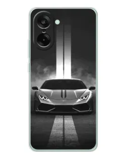 Чехол для OnePlus Nord CE 5 с картинкой «Lamborghini симметрия дорог»