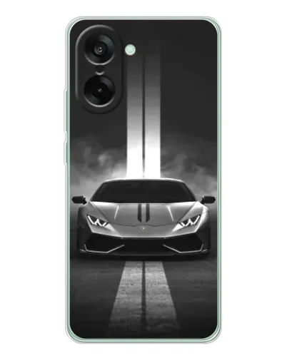 Чехол для OnePlus Nord CE 5 с картинкой «Lamborghini симметрия дорог»