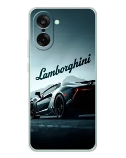 Чехол для OnePlus Nord CE 5 с картинкой «Классическая надпись Lamborghini»