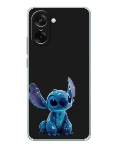 Чехол для OnePlus Nord CE 5 с картинкой «Стич на черном»