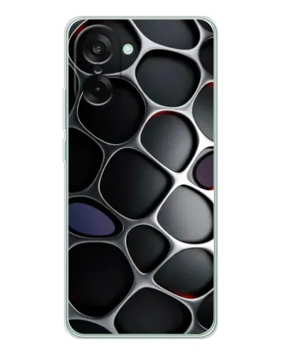 Чехол для OnePlus Nord CE 5 с картинкой «Объемная темная решетка» Чехол для OnePlus Nord CE 5 с картинкой «Объемная темная решетка»