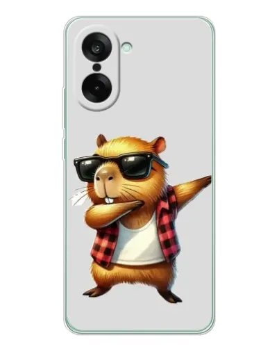 Чехол для OnePlus Nord CE 5 с картинкой «Капибара рэпер даб»
