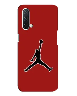 Чехол для OnePlus Nord CE 5G с картинкой «Jordan Red Back»