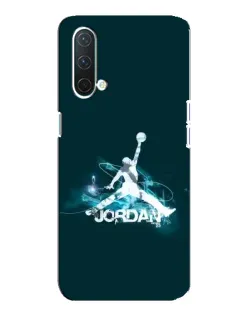 Чехол для OnePlus Nord CE 5G с картинкой «Jordan Blue Fire»