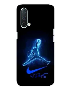 Чехол для OnePlus Nord CE 5G с картинкой «Jordan Neon Blue»