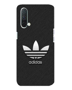 Чехол для OnePlus Nord CE 5G с картинкой «Adidas Карбоновая текстура»