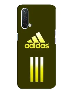 Чехол для OnePlus Nord CE 5G с картинкой «Оливковый градиент Adidas»