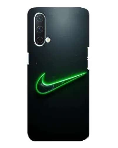 Чехол для OnePlus Nord CE 5G с картинкой «Неоновый контур Nike»