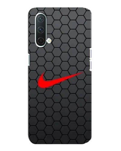 Чехол для OnePlus Nord CE 5G с картинкой «Nike — карбоновая сетка»