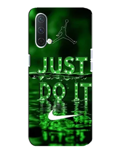 Чехол для OnePlus Nord CE 5G с картинкой «Зеленый неоновый Nike»