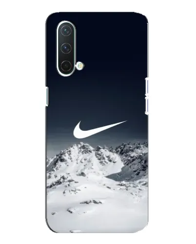 Чехол для OnePlus Nord CE 5G с картинкой «Nike — зимние горы»