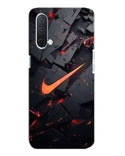 Чохол для OnePlus Nord CE 5G з картинкою «Nike — ефект розломів» Чохол для OnePlus Nord CE 5G з картинкою «Nike — ефект розломів»