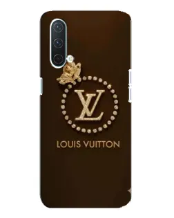 Чехол для OnePlus Nord CE 5G с картинкой «LV — золотая печать»