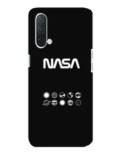 Чехол для OnePlus Nord CE 5G с картинкой «NASA — технический принт»