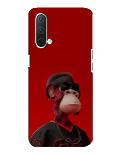 Чехол для OnePlus Nord CE 5G с картинкой «Bored Ape в красном» Чехол для OnePlus Nord CE 5G с картинкой «Bored Ape в красном»
