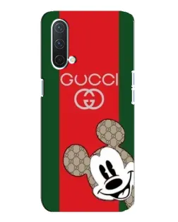 Чехол для OnePlus Nord CE 5G с картинкой «Gucci — полосы и Микки» Чехол для OnePlus Nord CE 5G с картинкой «Gucci — полосы и Микки»