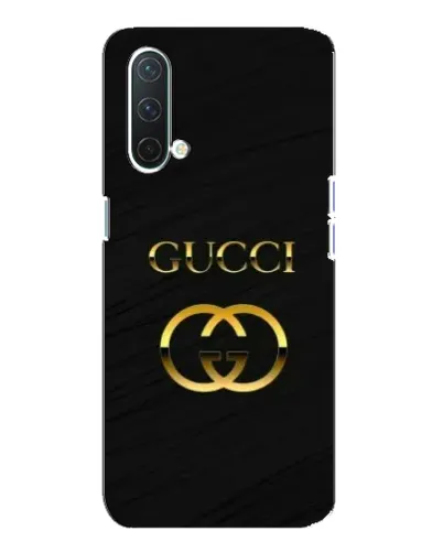 Чехол для OnePlus Nord CE 5G с картинкой «Золотой логотип Gucci»