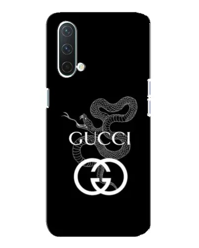 Чехол для OnePlus Nord CE 5G с картинкой «Gucci — серебряная змея»