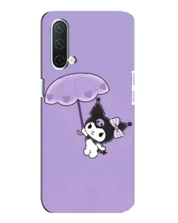 Чехол для OnePlus Nord CE 5G с картинкой «Kuromi с зонтиком»