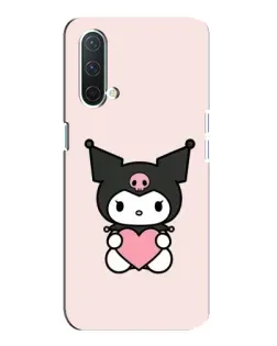 Чехол для OnePlus Nord CE 5G с картинкой «Kuromi и сердце»