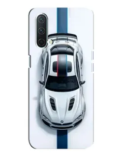 Чехол для OnePlus Nord CE 5G с картинкой «Вид сверху — BMW M»