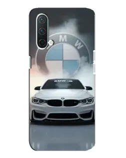 Чехол для OnePlus Nord CE 5G с картинкой «BMW в белом дыму»