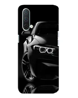 Чехол для OnePlus Nord CE 5G с картинкой «Черная BMW — профиль»