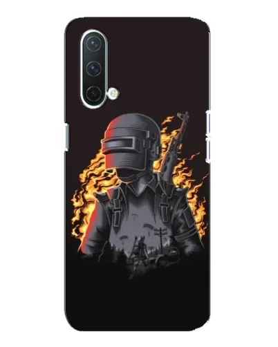 Чехол для OnePlus Nord CE 5G с картинкой «PUBG — огненный силуэт» Чехол для OnePlus Nord CE 5G с картинкой «PUBG — огненный силуэт»