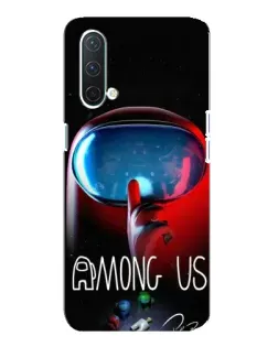 Чехол для OnePlus Nord CE 5G с картинкой «Красный импостер — макро» Чехол для OnePlus Nord CE 5G с картинкой «Красный импостер — макро»