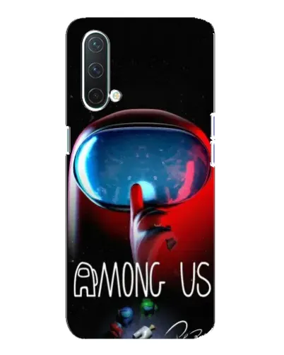 Чехол для OnePlus Nord CE 5G с картинкой «Красный импостер — макро» Чехол для OnePlus Nord CE 5G с картинкой «Красный импостер — макро»