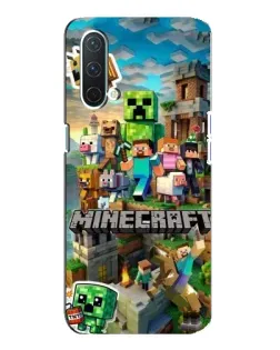 Чехол для OnePlus Nord CE 5G с картинкой «Замок Minecraft»