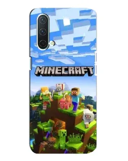 Чехол для OnePlus Nord CE 5G с картинкой «Minecraft классический мир»