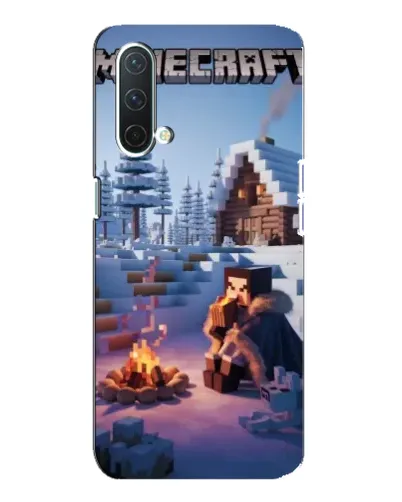 Чехол для OnePlus Nord CE 5G с картинкой «Зимний Minecraft» Чехол для OnePlus Nord CE 5G с картинкой «Зимний Minecraft»