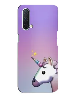 Чехол для OnePlus Nord CE 5G с картинкой «Единорог градиент» Чехол для OnePlus Nord CE 5G с картинкой «Единорог градиент»