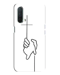 Чехол для OnePlus Nord CE 5G с картинкой «Рука держит»