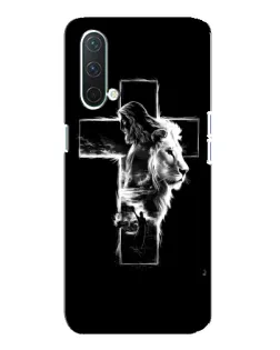 Чехол для OnePlus Nord CE 5G с картинкой «Сияющий крест Jesus»