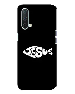 Чехол для OnePlus Nord CE 5G с картинкой «Рыба Jesus»