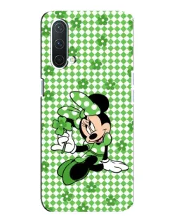 Чехол для OnePlus Nord CE 5G с картинкой «Mickey в клетку»