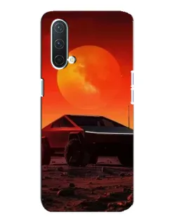 Чехол для OnePlus Nord CE 5G с картинкой «Cybertruck на Марсе»
