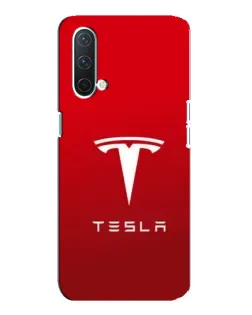 Чехол для OnePlus Nord CE 5G с картинкой «Tesla Red Classic»