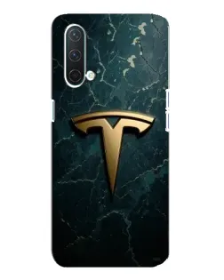 Чехол для OnePlus Nord CE 5G с картинкой «Мраморная Tesla Gold»