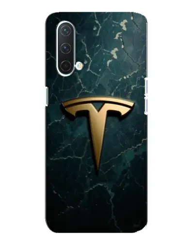 Чехол для OnePlus Nord CE 5G с картинкой «Мраморная Tesla Gold»