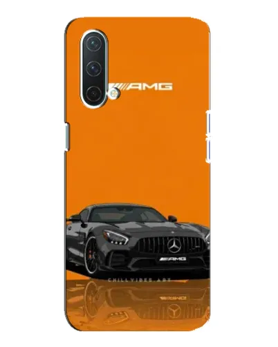 Чехол для OnePlus Nord CE 5G с картинкой «Оранжевый Mercedes AMG»