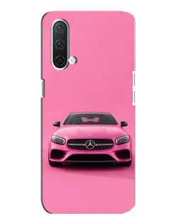 Чехол для OnePlus Nord CE 5G с картинкой «Розовый Mercedes AMG»
