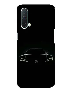 Чехол для OnePlus Nord CE 5G с картинкой «Mercedes — силуэт авто»