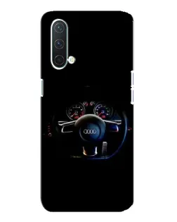 Чехол для OnePlus Nord CE 5G с картинкой «Салон Audi — руль»