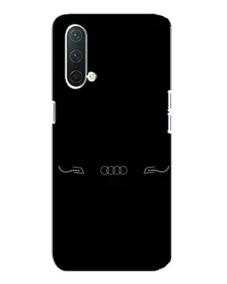 Чехол для OnePlus Nord CE 5G с картинкой «Audi — световой подпись»