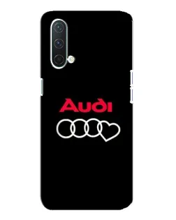 Чехол для OnePlus Nord CE 5G с картинкой «Логотип Audi Heart»